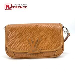 Louis Vuitton Epi Bussi NM Shoulder Bag Leather Beige